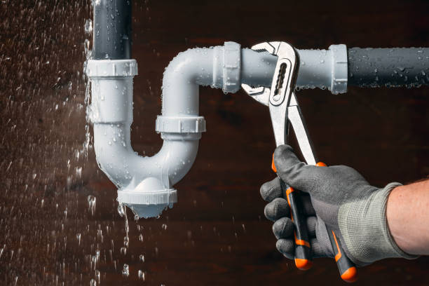 Professional Burst Pipe Repair technician working in Newtown, CT